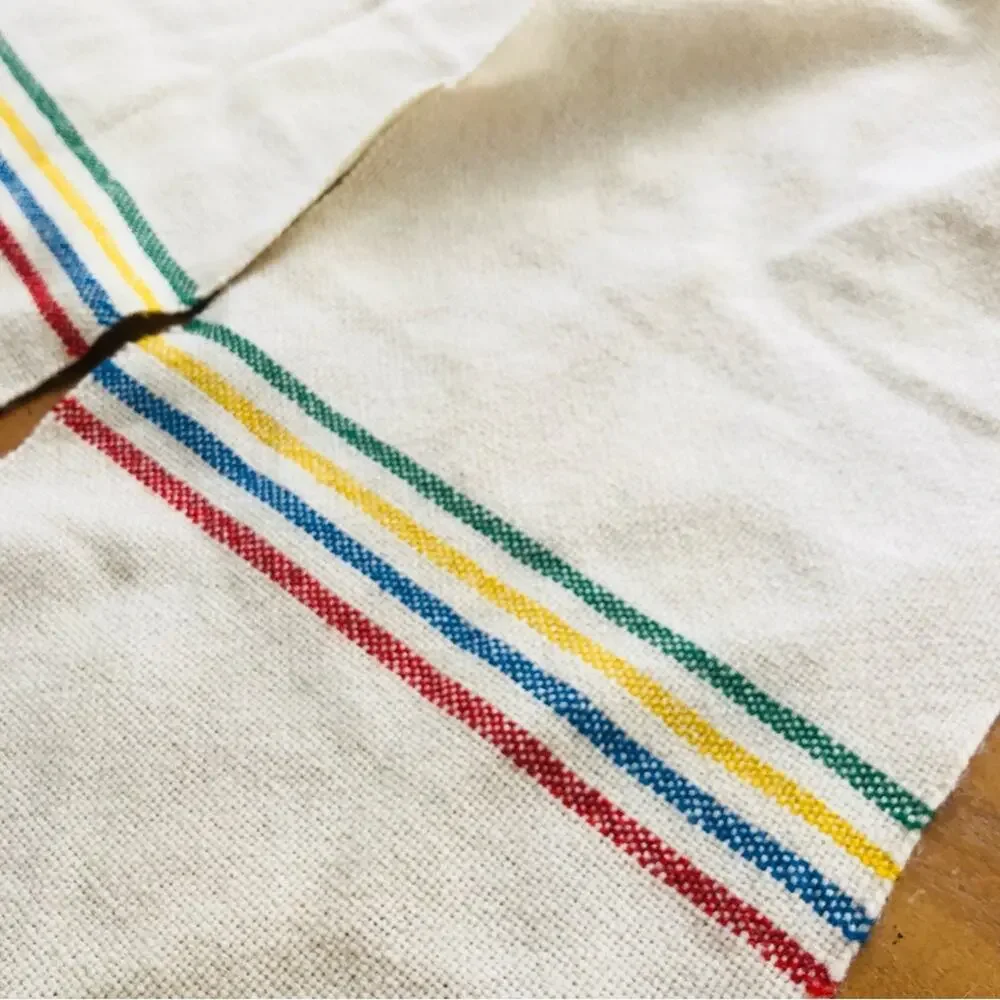 Vintage rainbow stripe